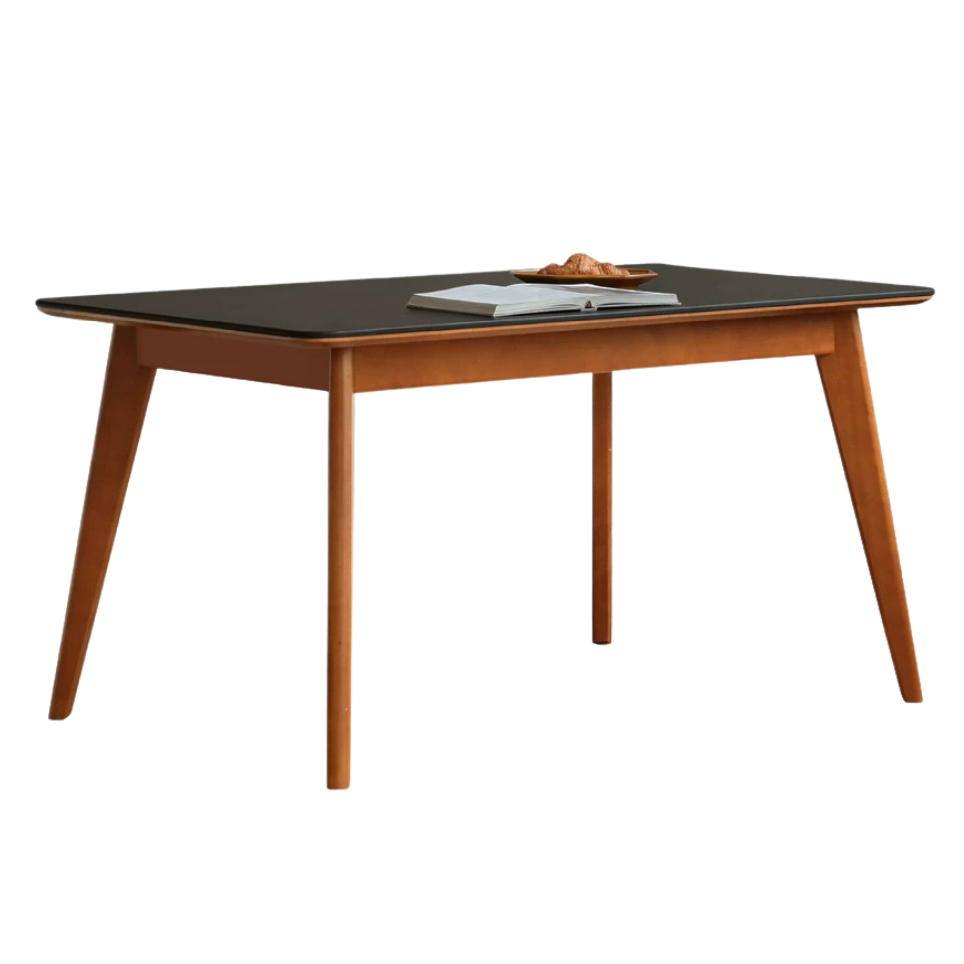 Tulipwood Solid Wood Retro Style Dining Table