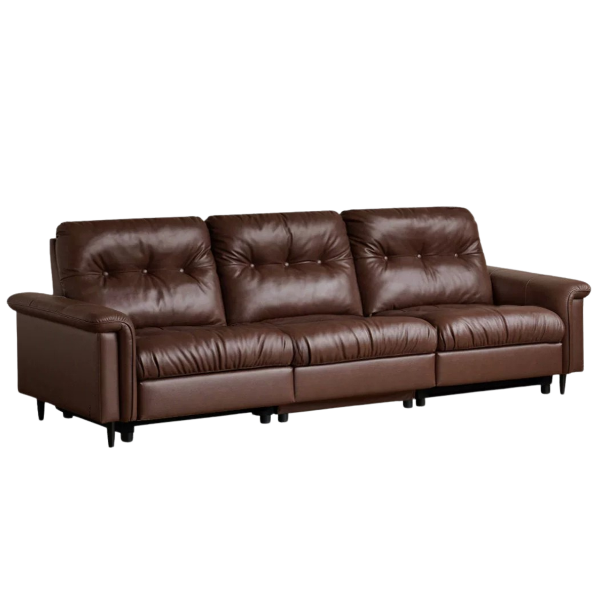 Genuine Leather Zero-Wall Power Recliner Sofa