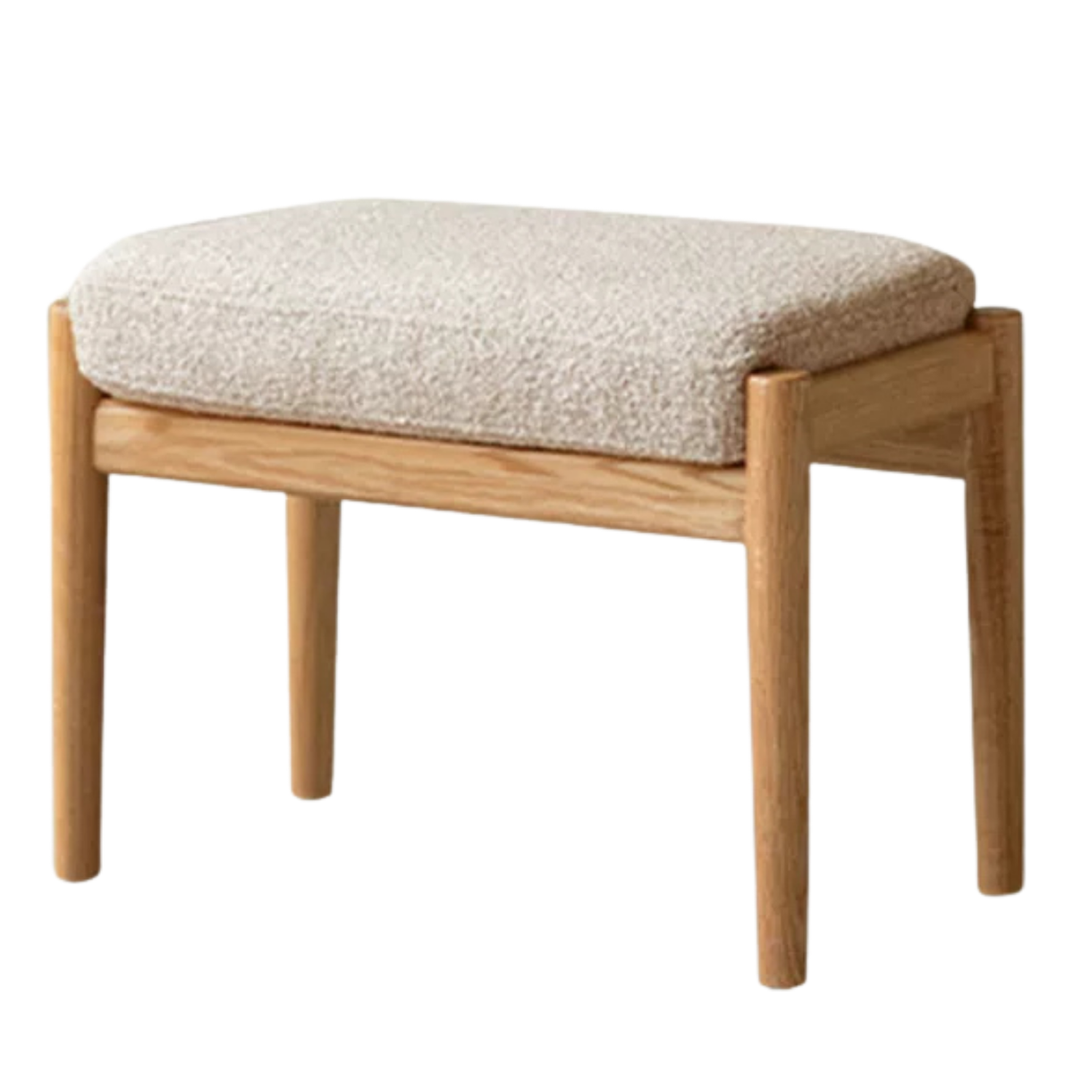 Oak Solid Wood Scandinavian Casual armChair