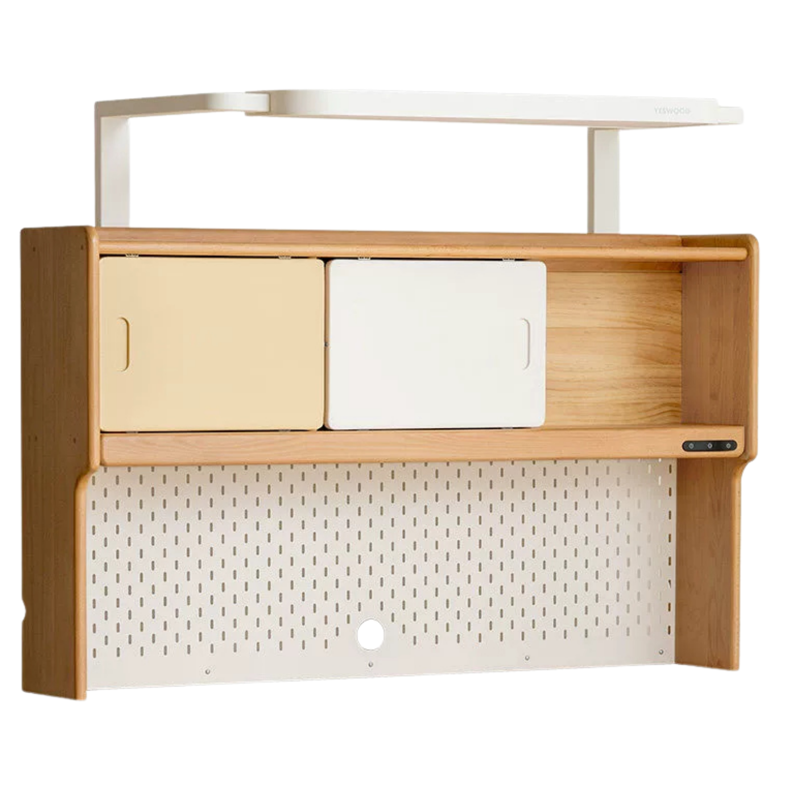 Beech, Oak, Tulipwood Solid Wood, Solid RubberWood Study Desk with Shelf