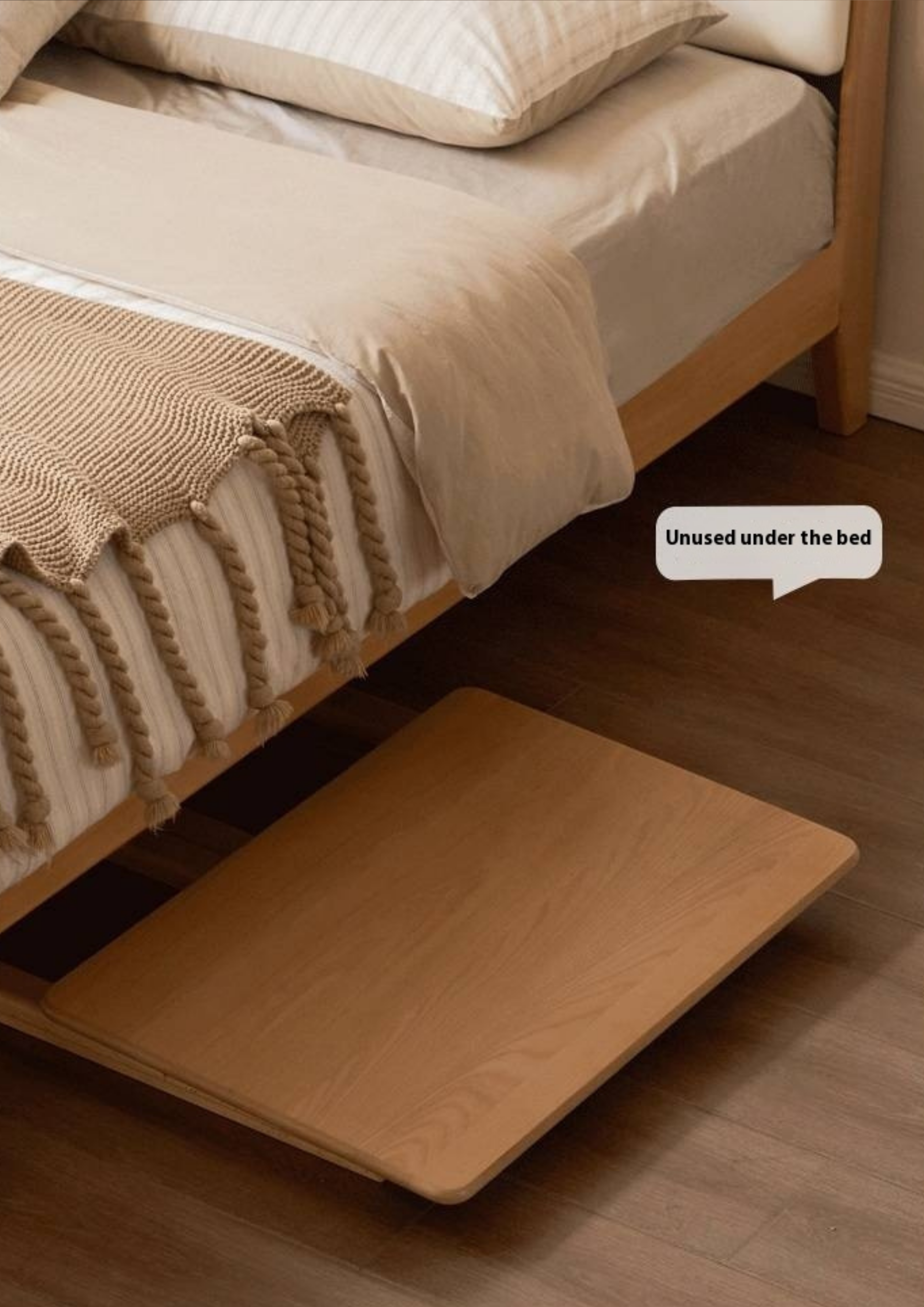 Beech Solid Wood Folding Study Table