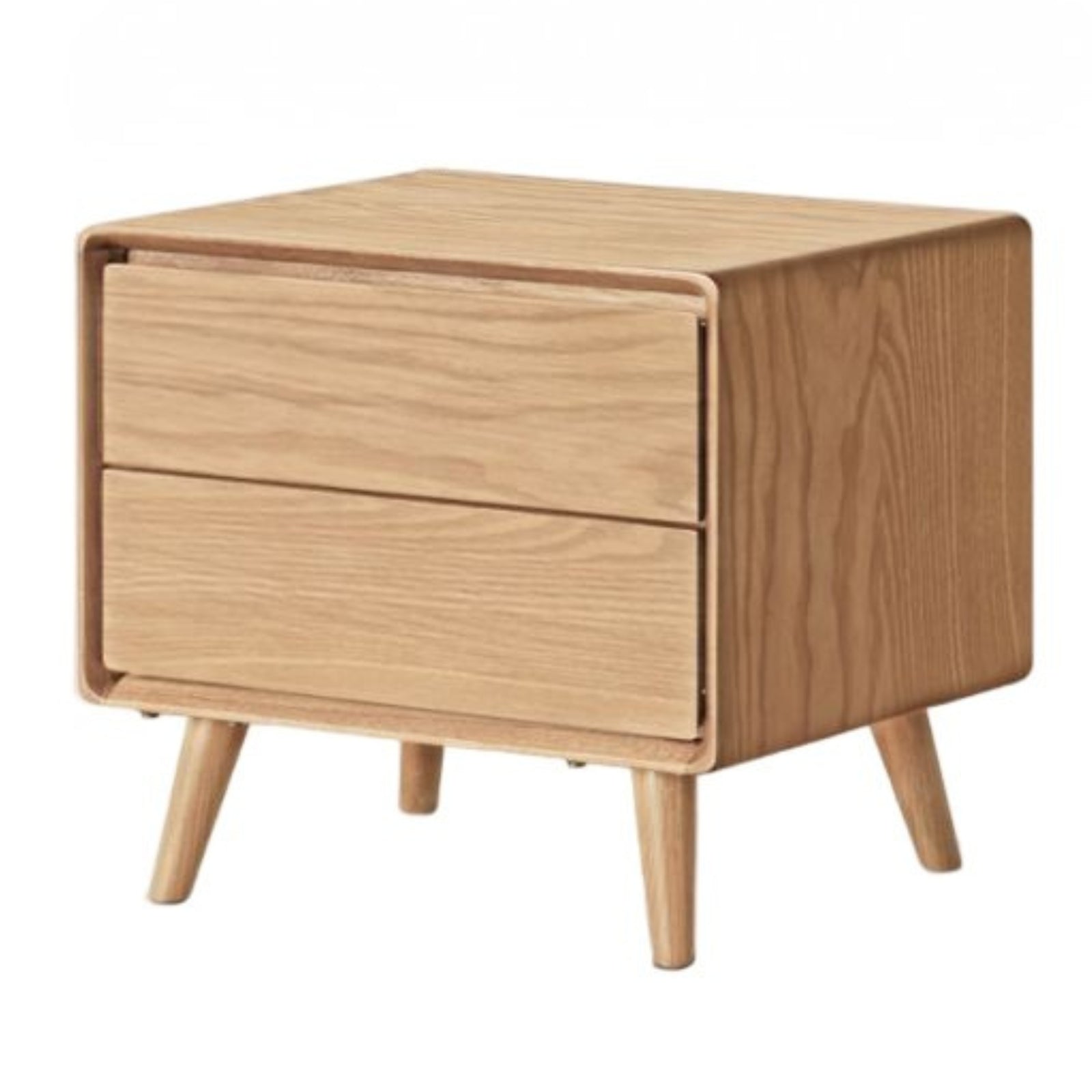 Ash, Oak Solid Wood Modern Nightshand