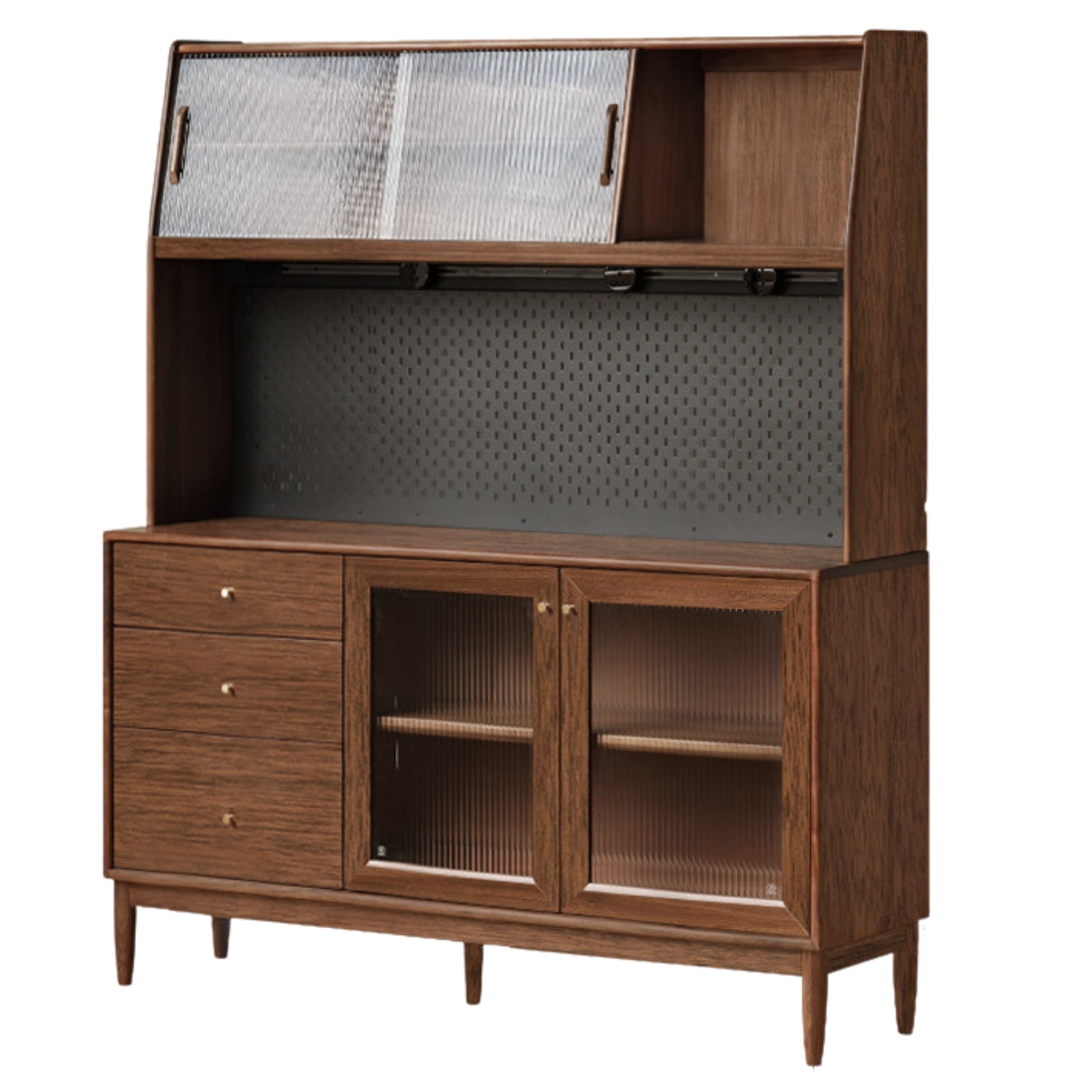 Black Walnut , South American Walnut, Catalpa Solid Wood Sideboard, Buffet Cabinet