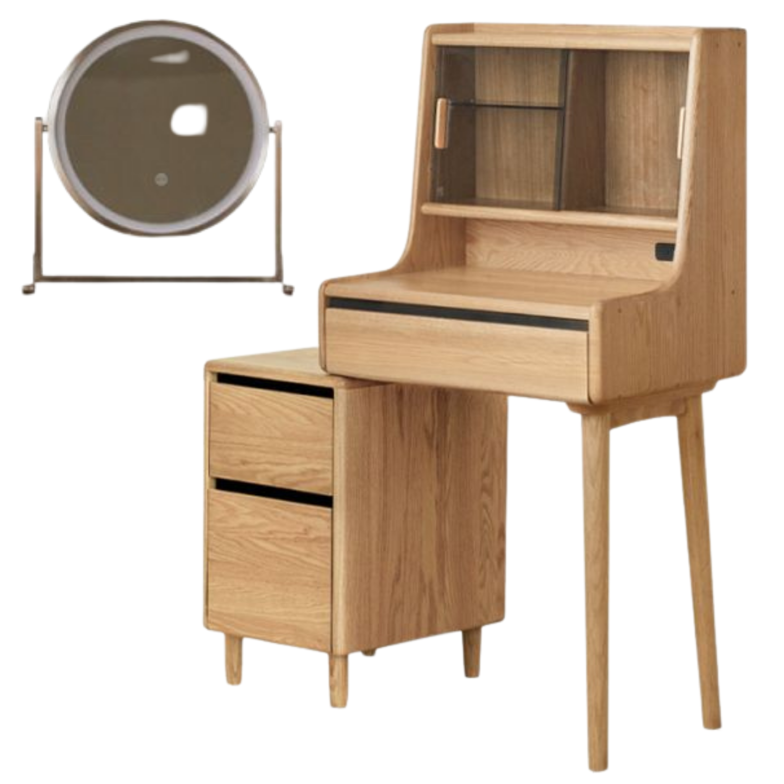 Ash Solid Wood Modern Dressing Table