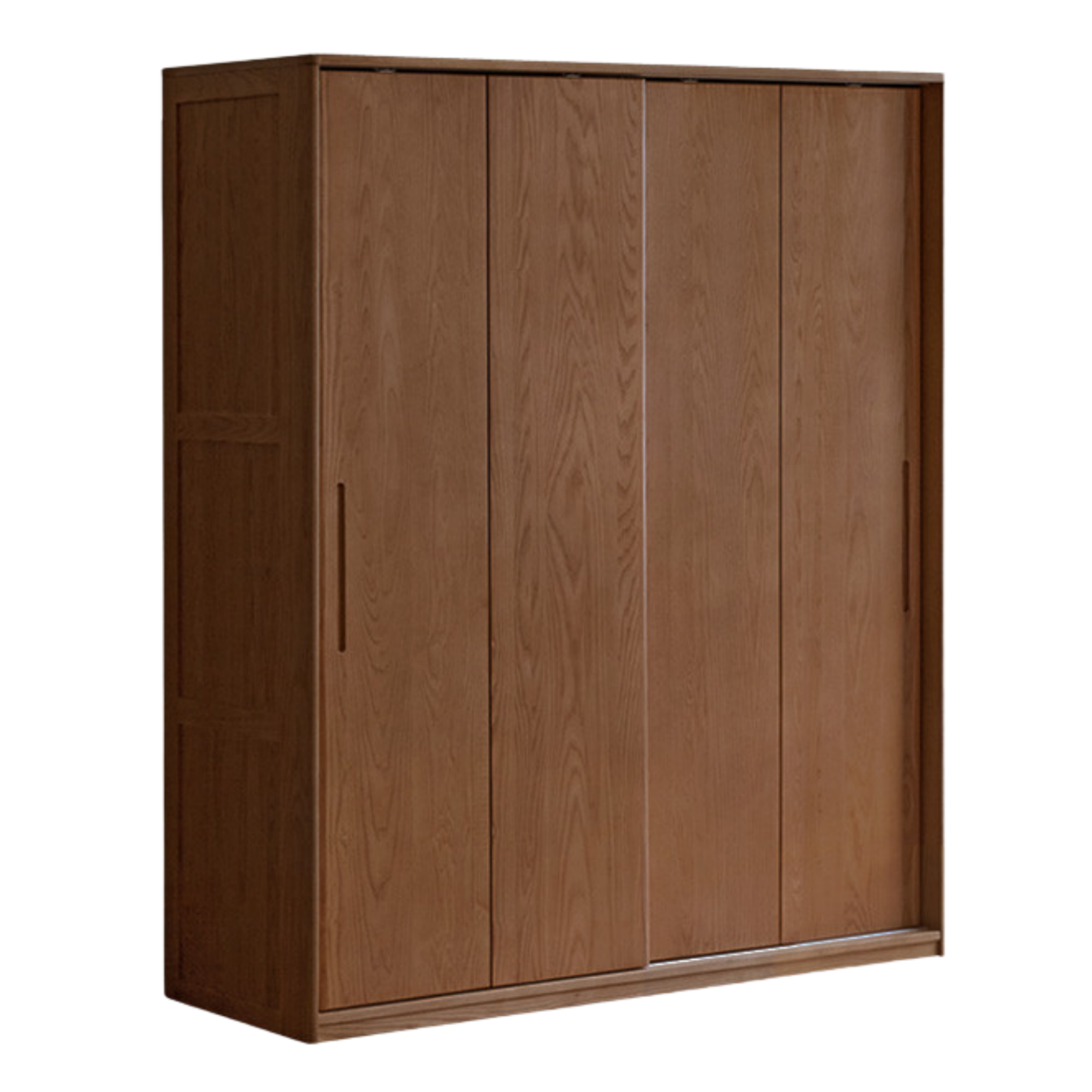 White Ash, Ash, Oak Solid Wood Wardrobe With Sliding Doors