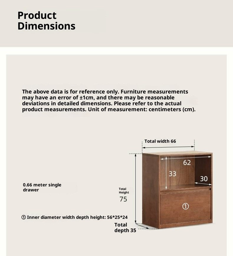 Solid Rubberwood Wall-Mounted Combination Bookcase