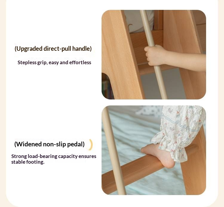 Beech Solid Wood Children's Bunk Bed