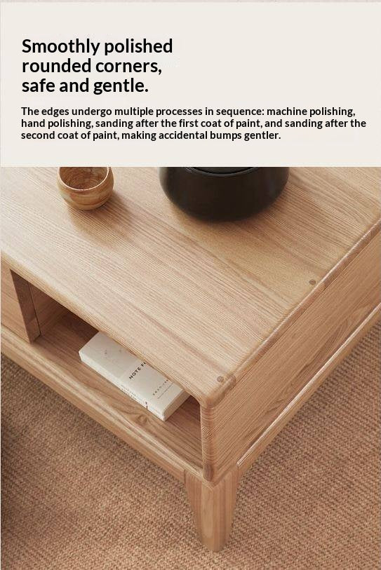 Ash Solid Wood New Style Modern Nordic Coffee Table