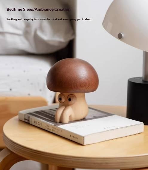 Beech Solid Wood Magic Mushroom Music Box
