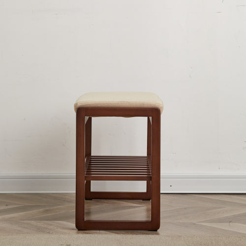Beech Solid Wood Shoe Changing Stool