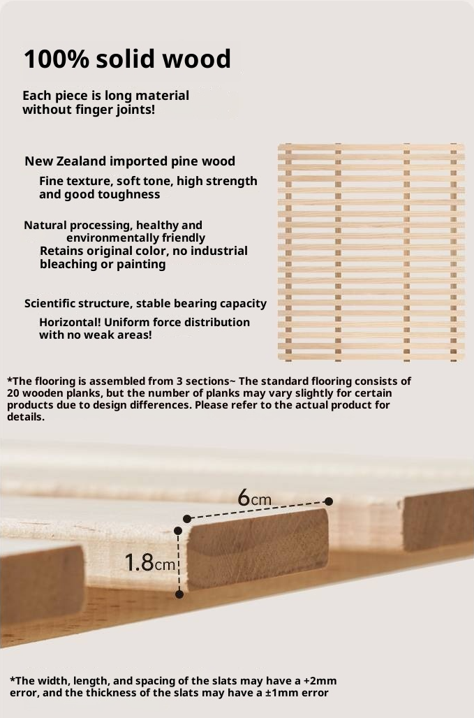 Oak Solid Wood Modern Minimalist Multifunctional with Light Box Bed