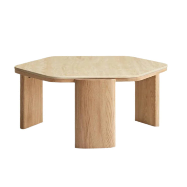 Ash Solid Wood Wabi-Sabi Style Coffee Table
