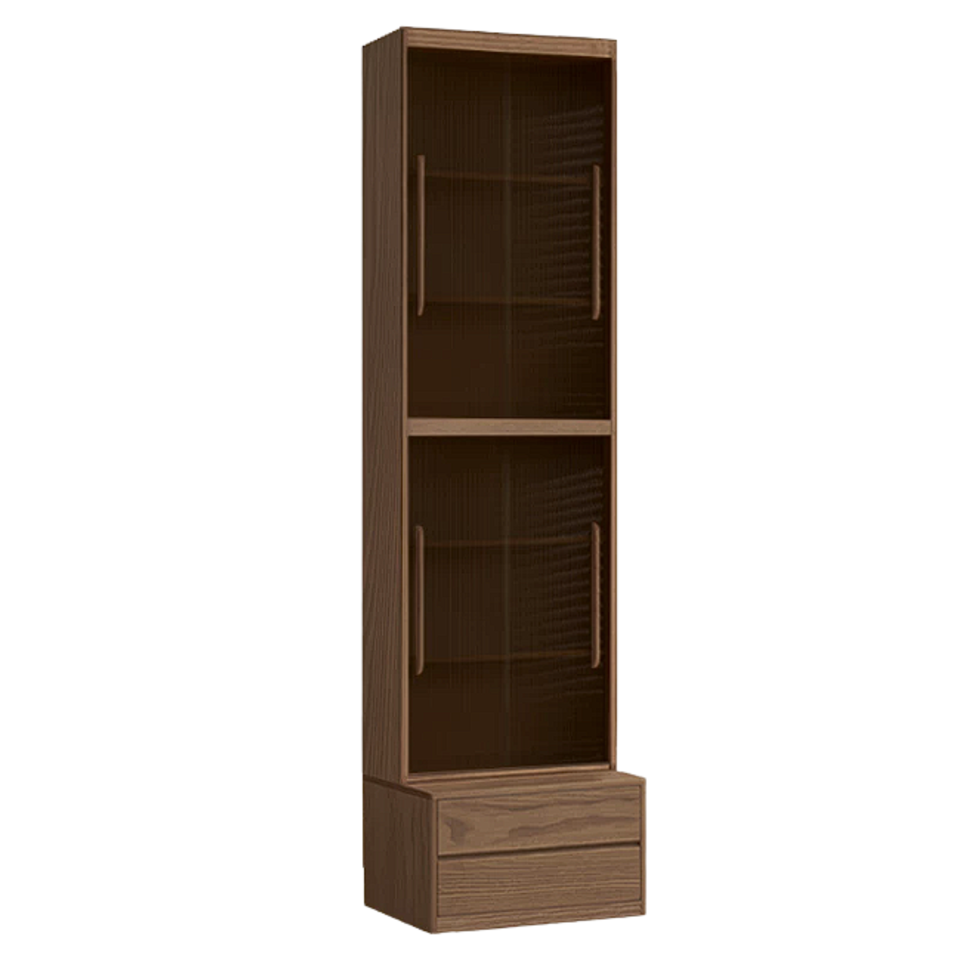 Sandalwood, Oak, Ash Solid Wood Combination Bookcase