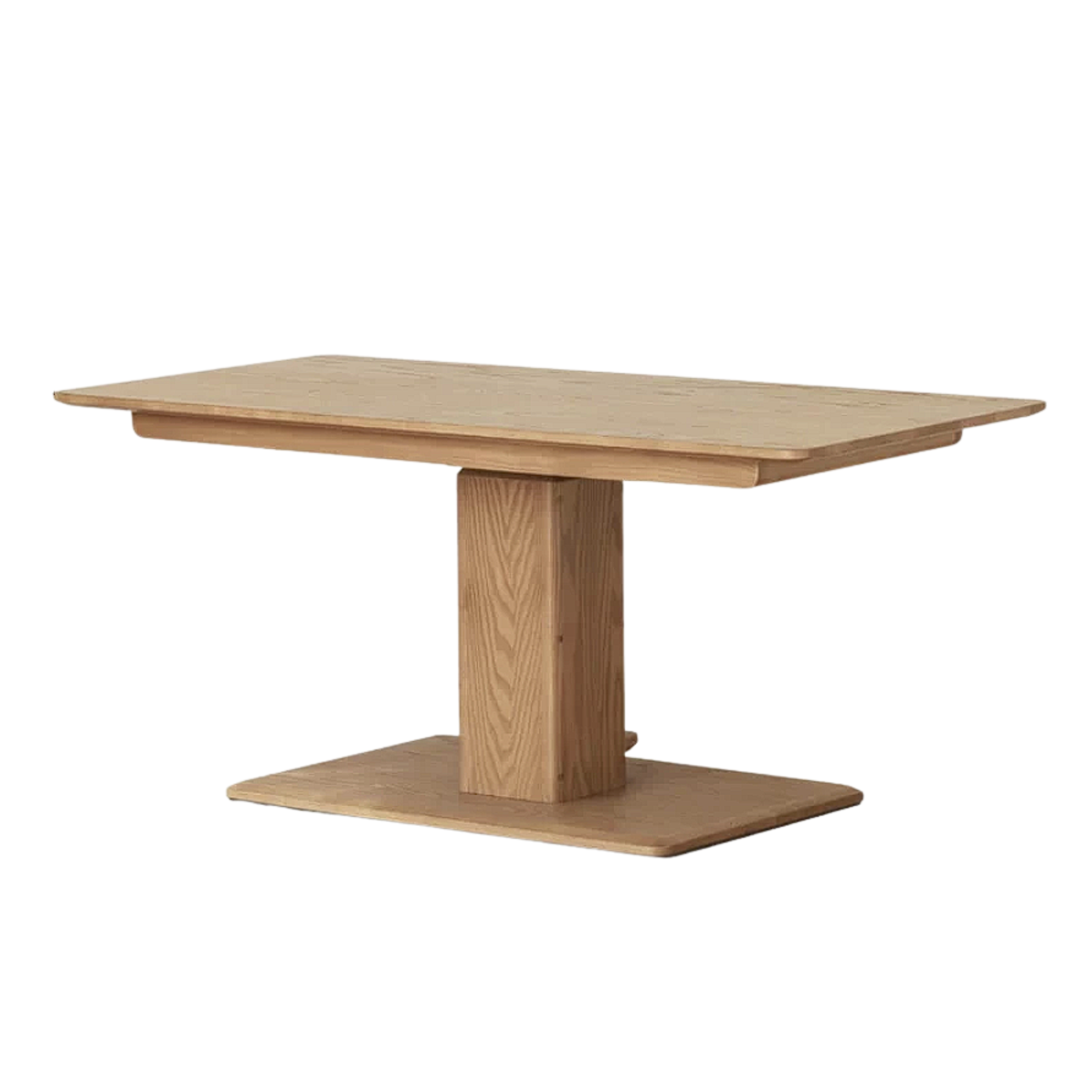 Black Walnut, Oak, Ash, Cherry Wood, Golden Sandalwood Solid Wood Adjustable Height Coffee Table