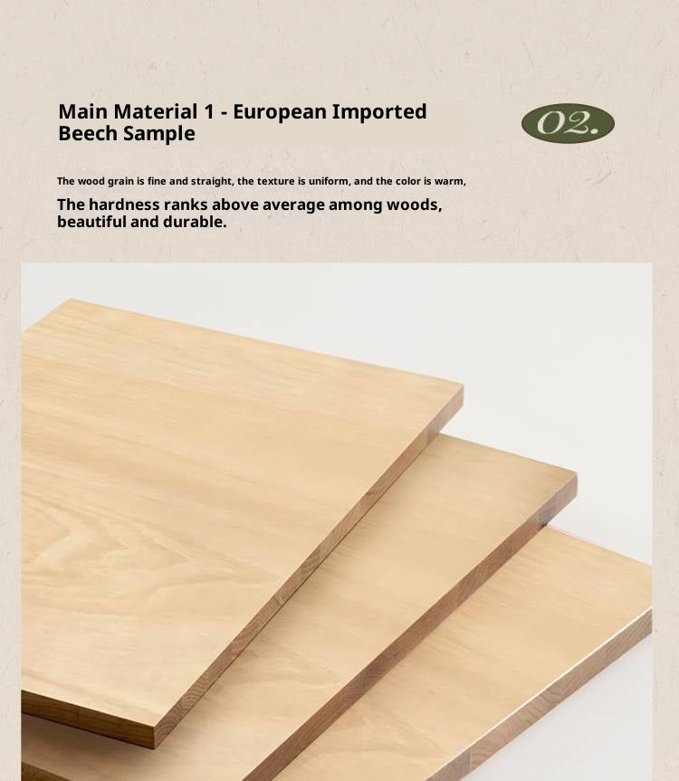 Set 4 pcs Beech, Black Walnut Solid Wood Dining Chair