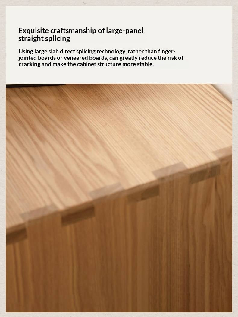 Ash Solid Wood Smart Modern Nightstand