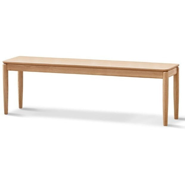 Oak solid wood rectangular bench: