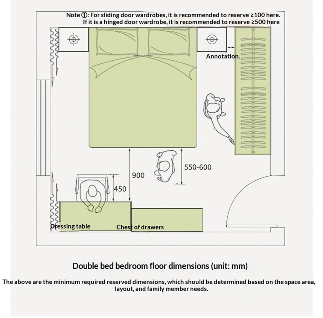 Oak, Ash, Rubberwood Solid Wood Box Bed, Platform Box Bed, Headboard-Free Bed