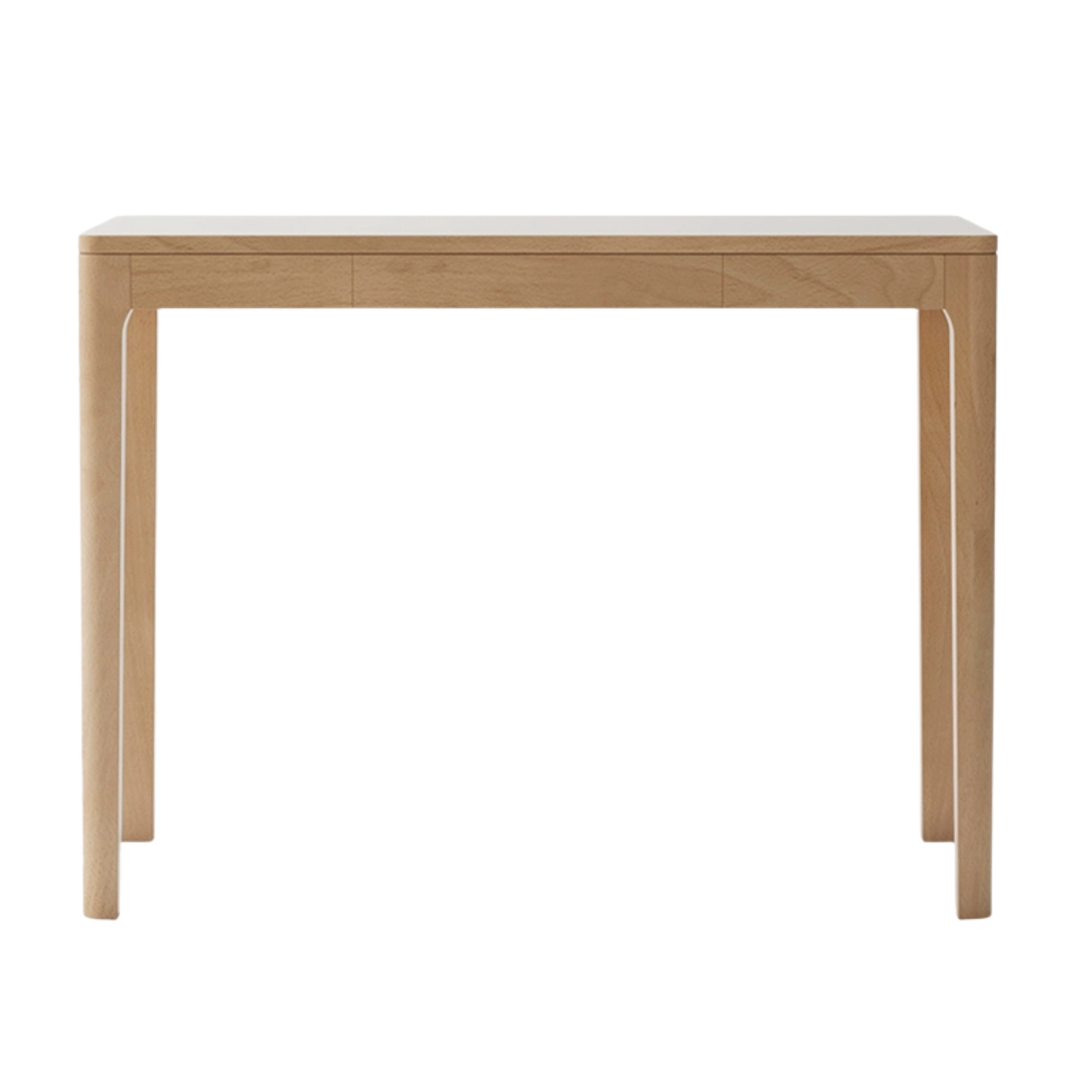 Oak, Beech Solid Wood Shelves Office Desk