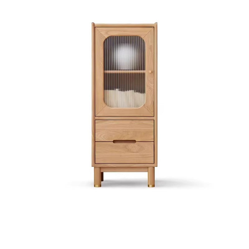 Ash solid wood side cabinet "