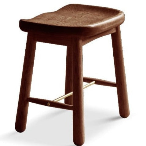 Cherry wood, Oak makeup stool: