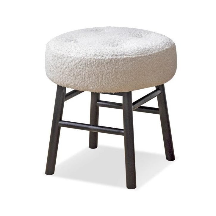 Oak Solid Wood Nordic Light Luxury Style Makeup Stool