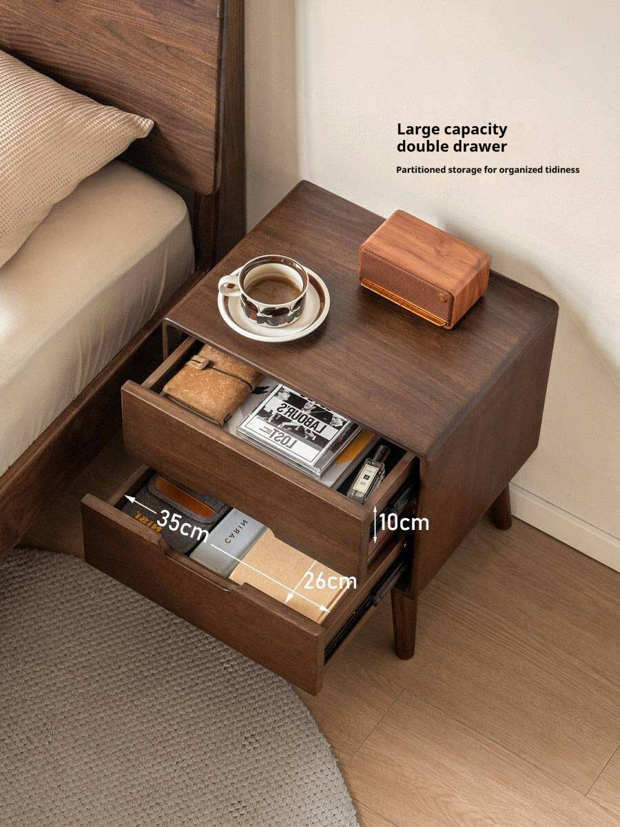 Sandalwood Solid Wood Modern Style Nightstand