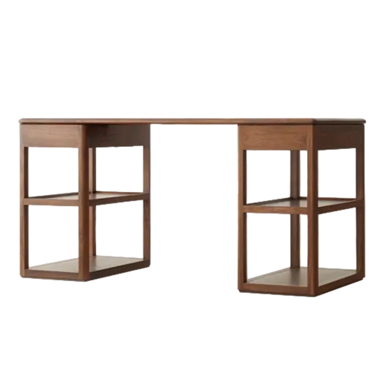 Black Walnut Solid Wood Modern Study Desk