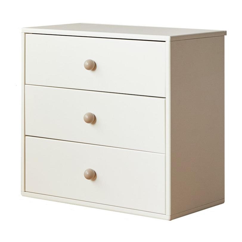 Pine solid wood cream style Kids Dresser, chests, storage cabinet