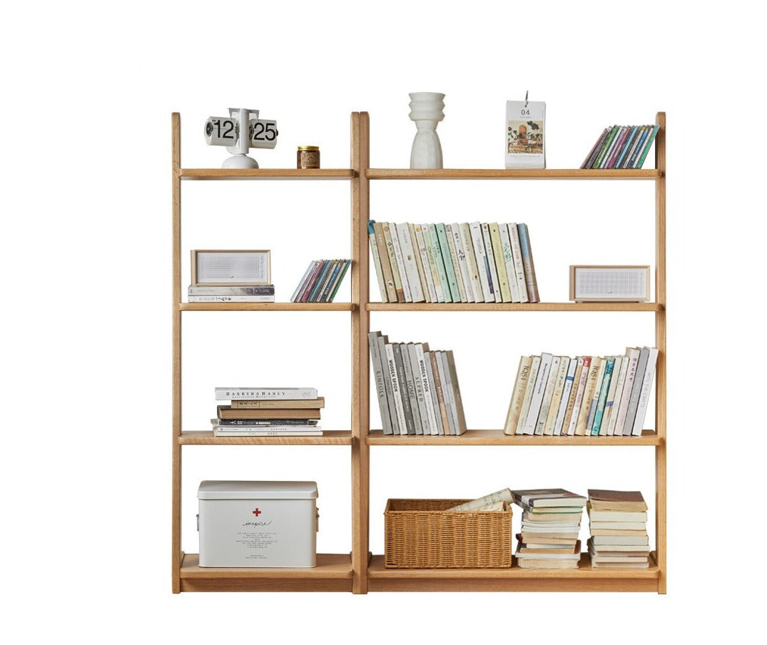 Oak solid wood bookshelf ,racks"
