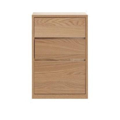 Ash solid wood bookcase simple floor bookshelf,