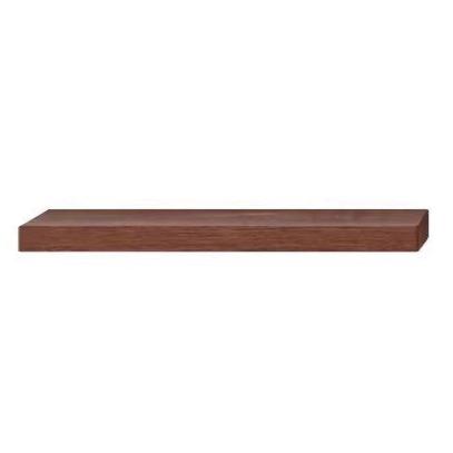 Oak, Black walnut Solid Wood Wall Shelf Bookcase