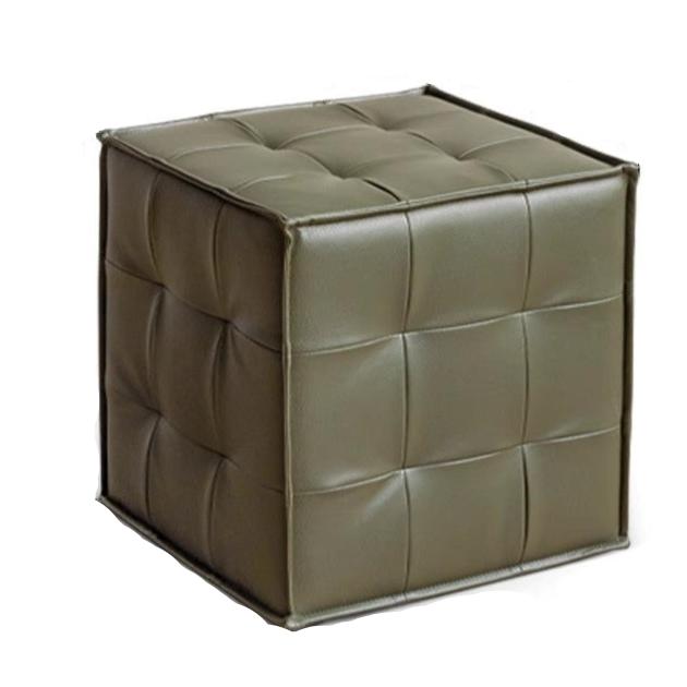 Genuine leather modern makeup stool