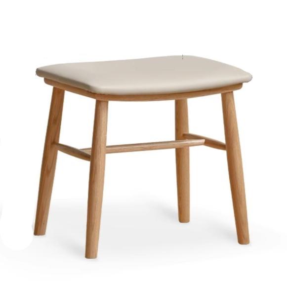 Oak Solid Wood Modern Dressing Stool