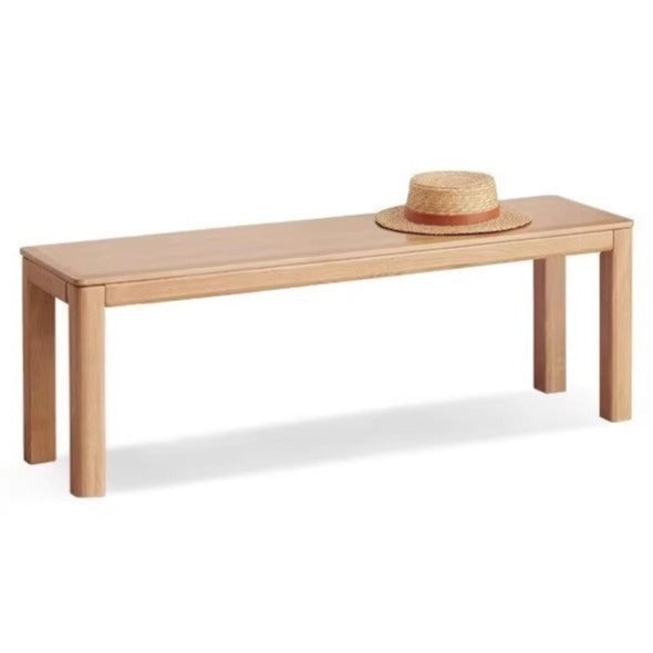 Oak, Ash Solid Wood Nordic Long Bench