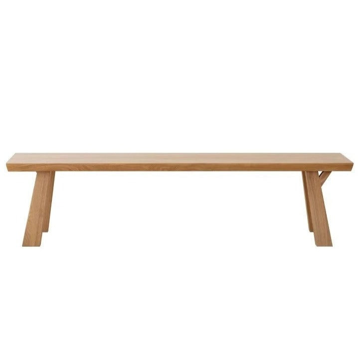 Ash Solid Wood Wabi Sabi Style Bench