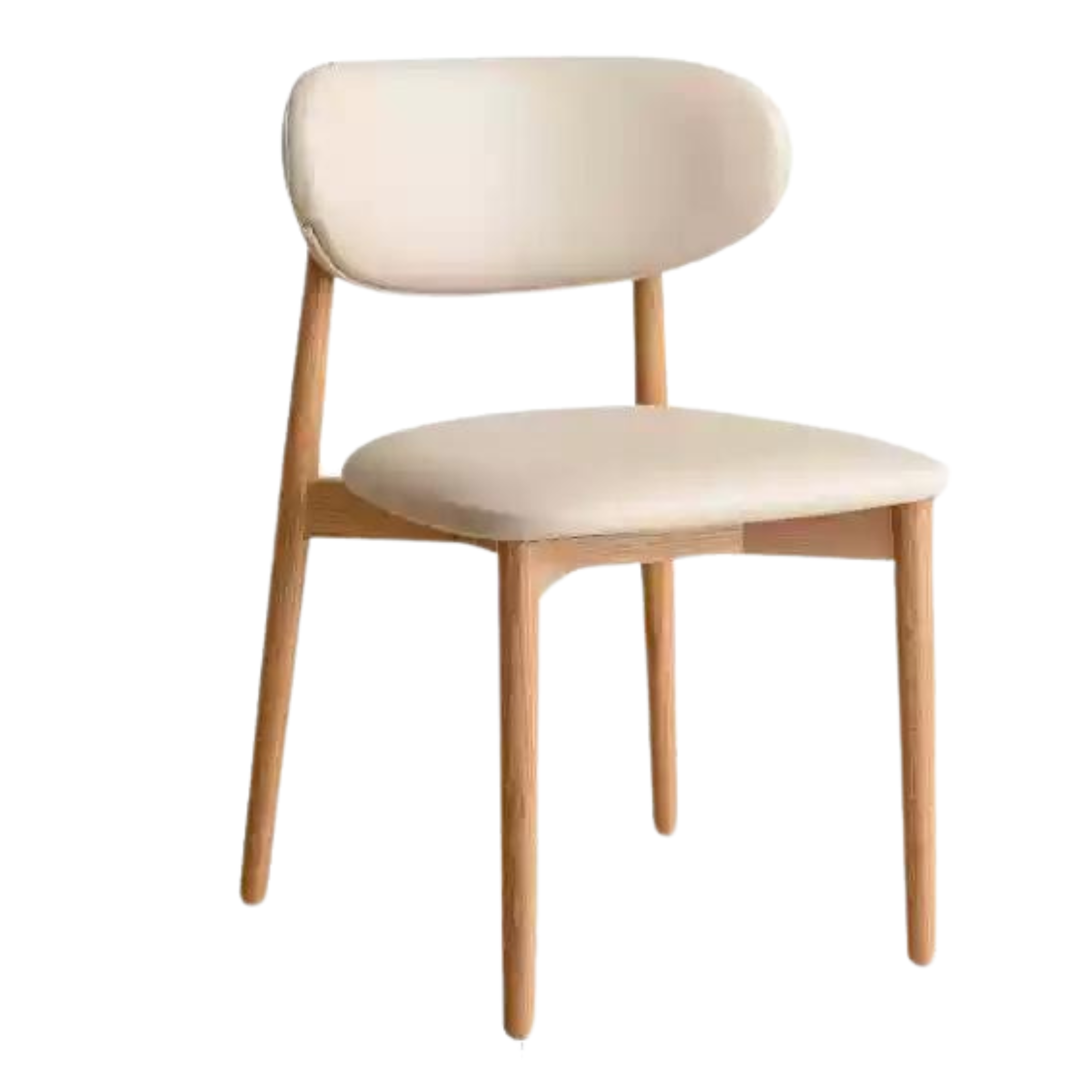 Oak Solid Wood  lamb velvet cloud cotton Dining Chair :