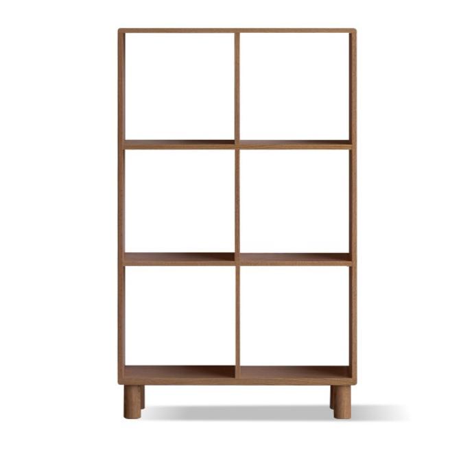 Oak, beech solid wood free combination bookshelf