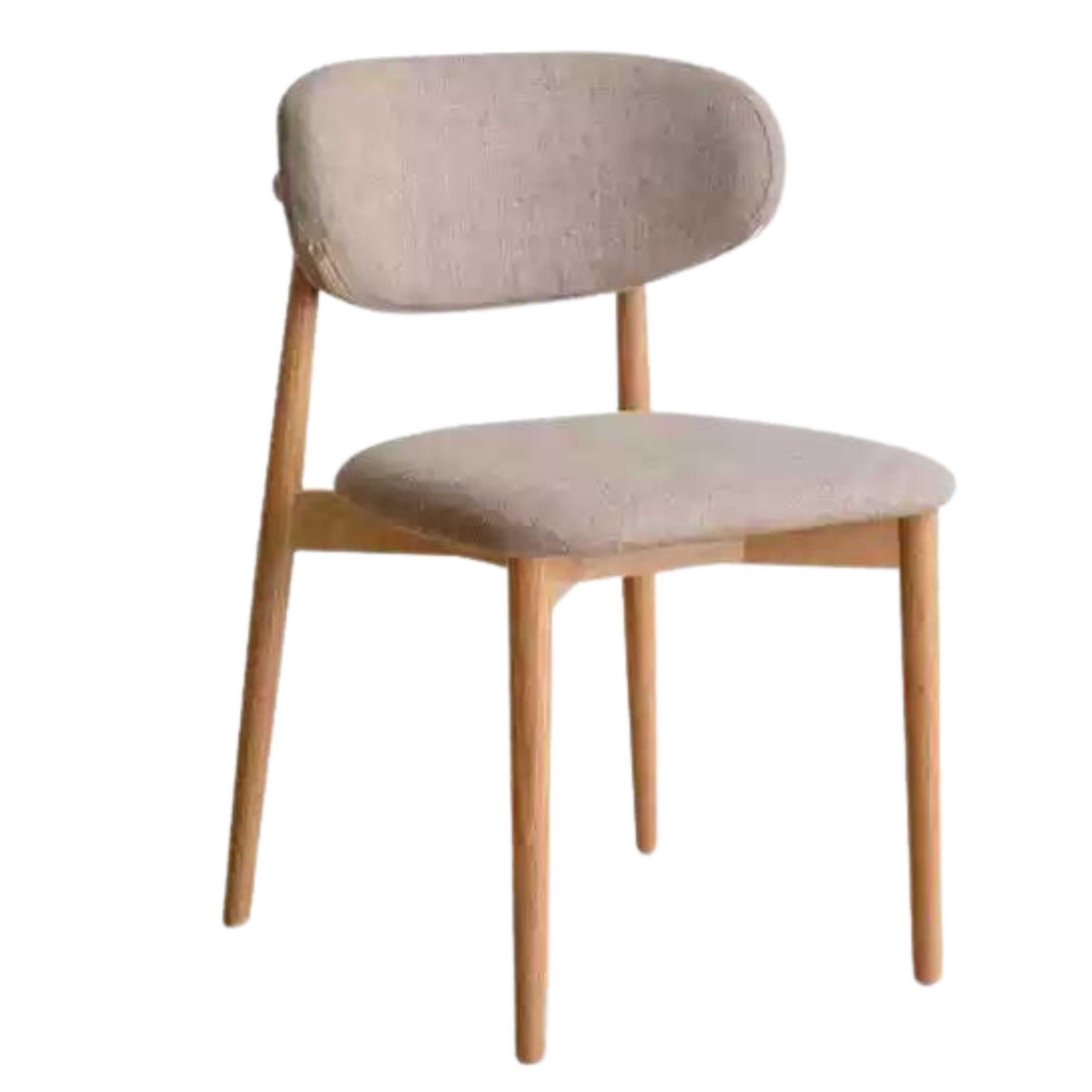 Oak Solid Wood  lamb velvet cloud cotton Dining Chair :