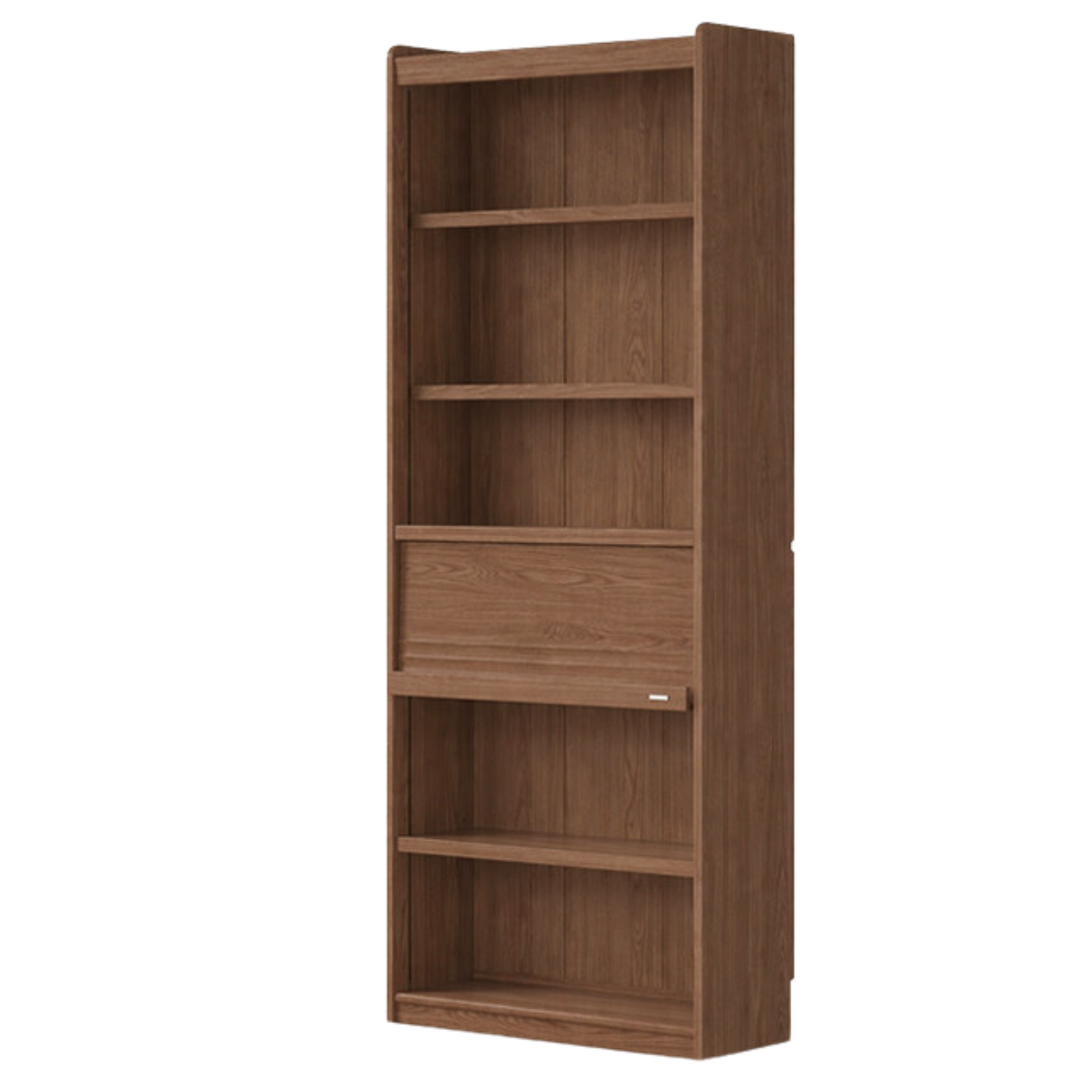 Black Walnut, Sandalwood, Oak, Ash Solid Wood Combination Bookcase with Floor Display and Luxury Storage
