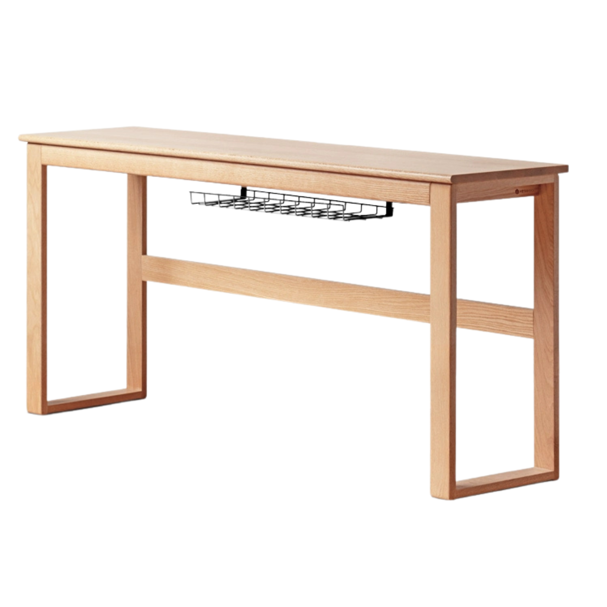 Oak, Poplar, Beech Solid Wood Long Narrow Desk