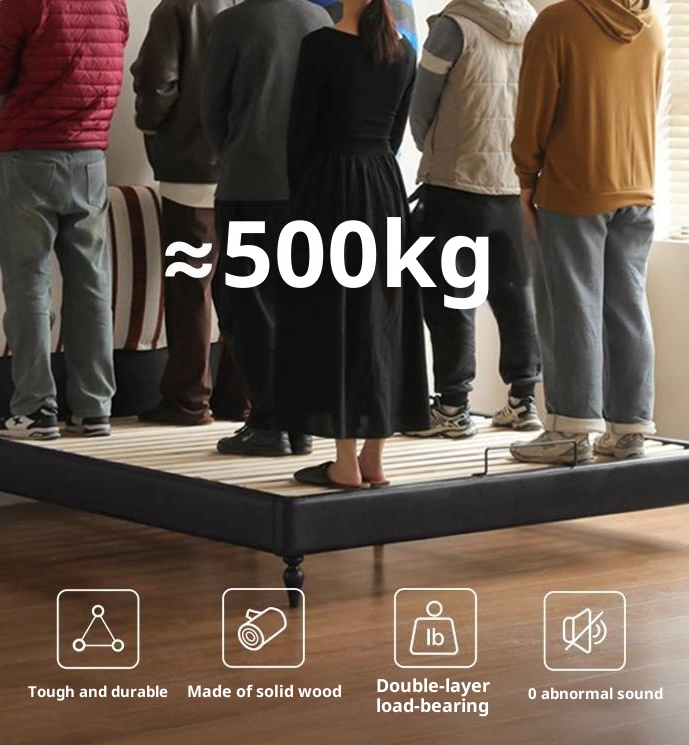 Fabric Soft Bed, American Vintage Retro Style