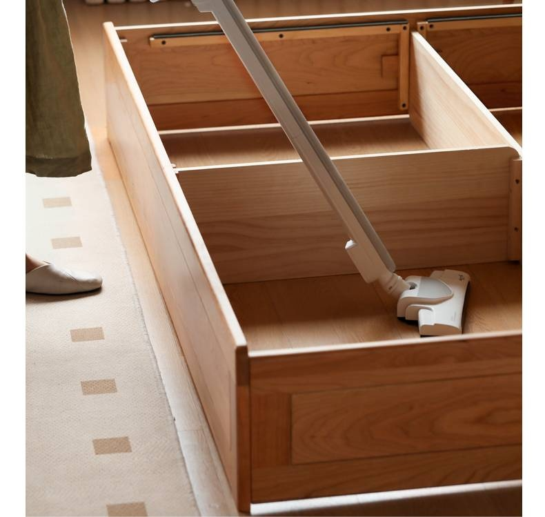 Cherry Solid Wood High-Pressure Box Bed