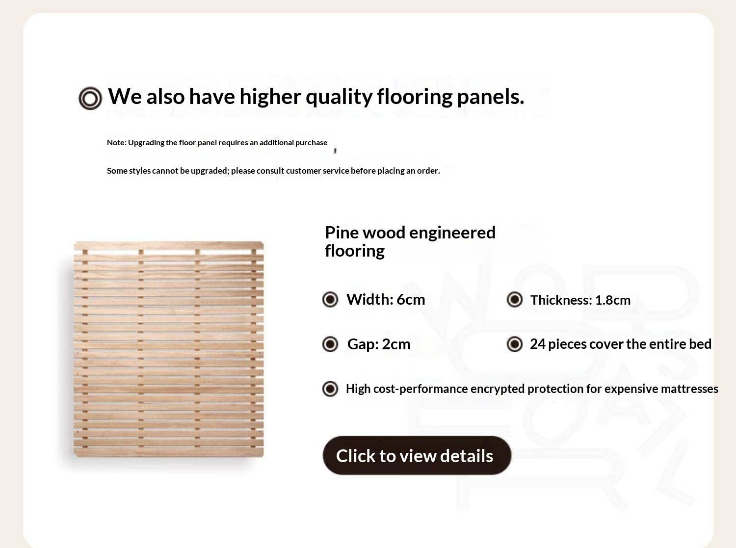 Oak, Rubberwood Solid Wood Bed — Modern Minimalist Box Bed