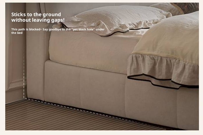 Fabric Puff Cat Scratch Bed, French Cream Style