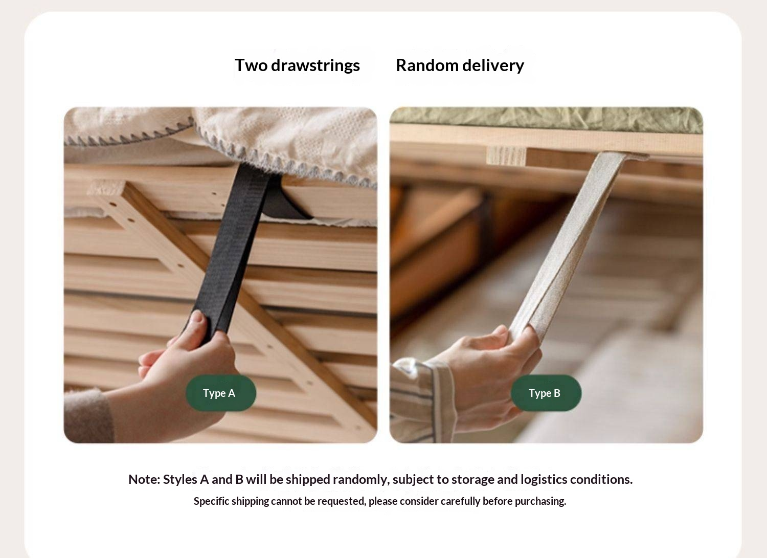 Oak, Rubberwood Solid Wood Bed — Modern Minimalist Box Bed