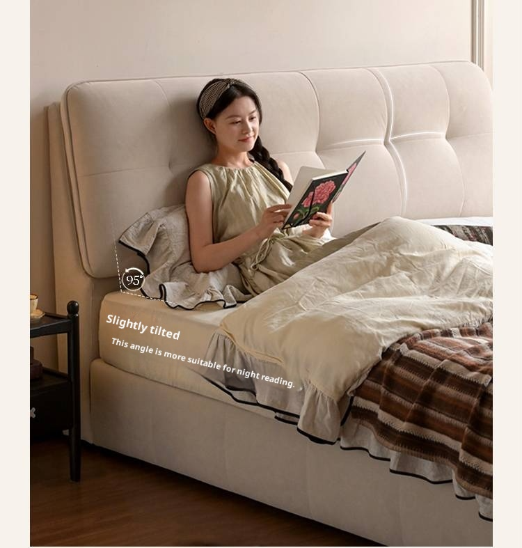 Fabric Puff Cat Scratch Bed, French Cream Style