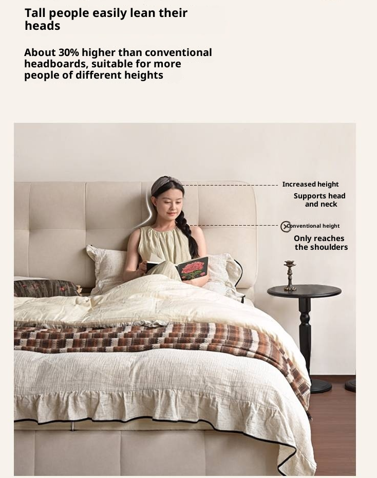 Fabric Puff Cat Scratch Bed, French Cream Style