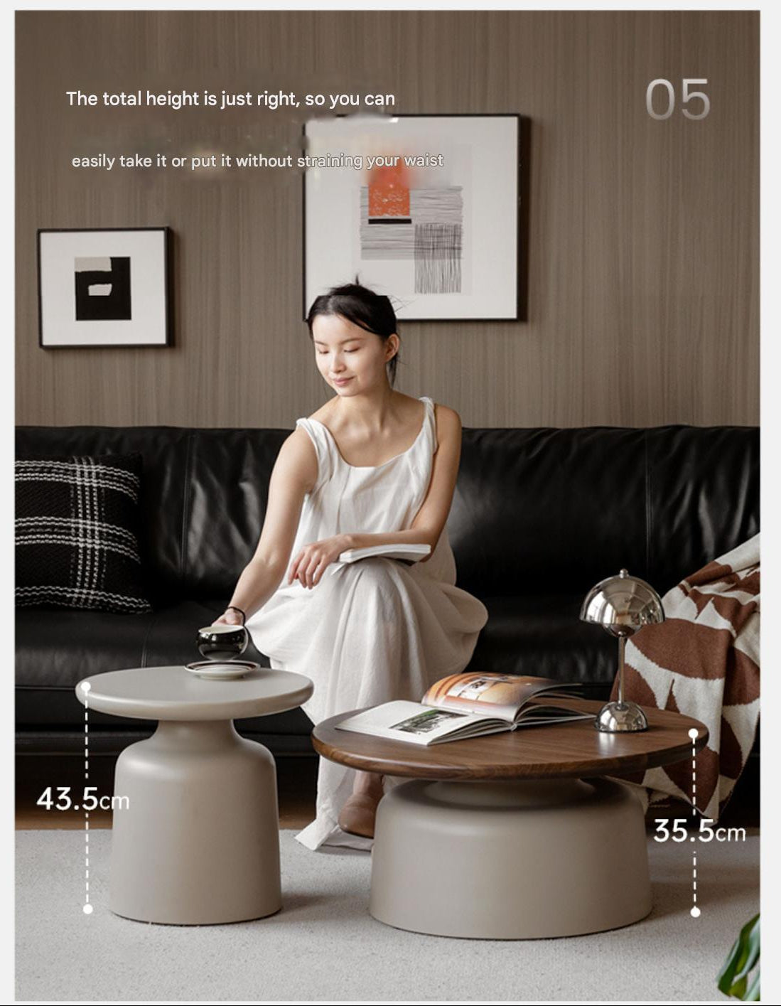 Black Walnut, Solid RubberWood, Poplar Solid Wood Coffee Table.