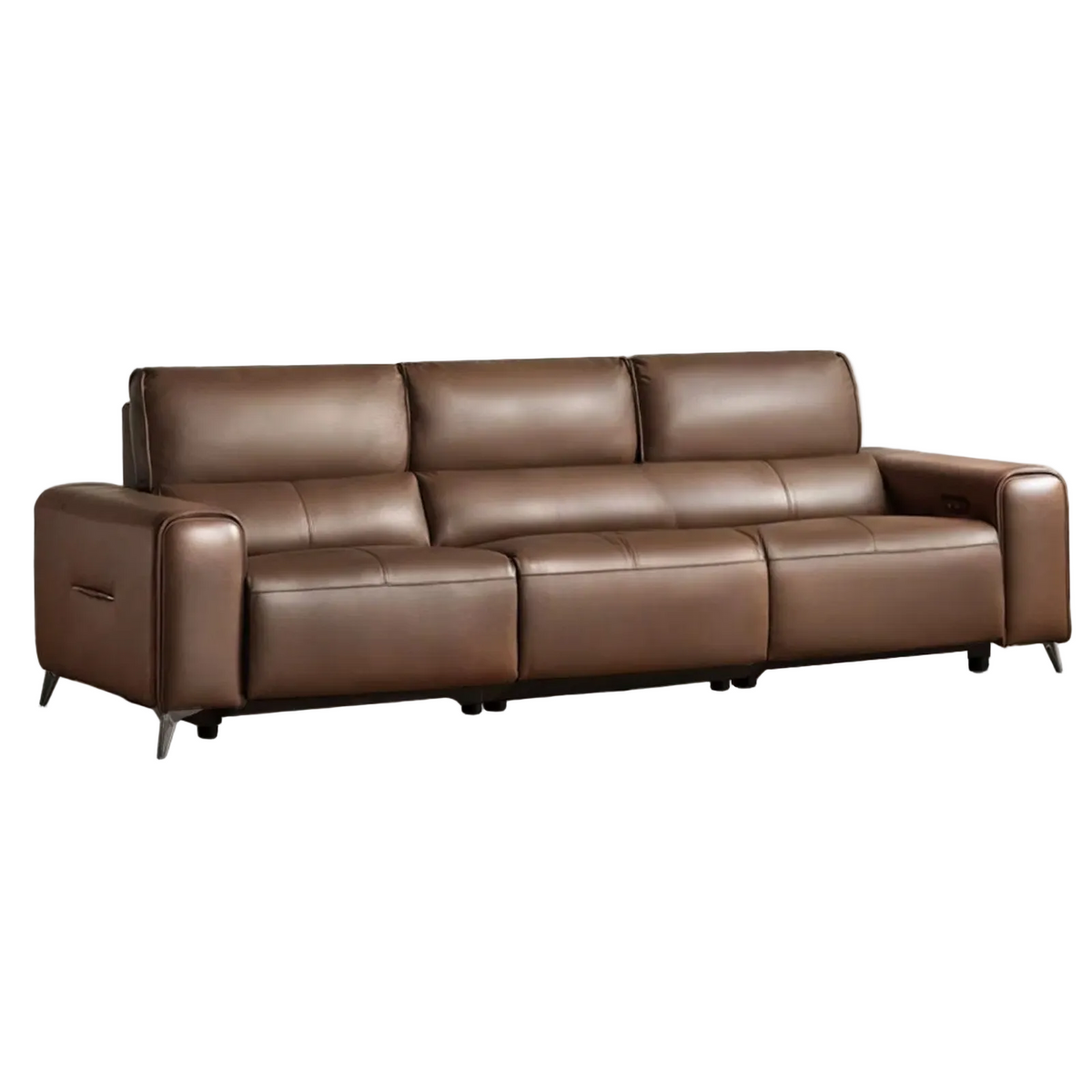 Genuine Leather High Back Electric Sofa